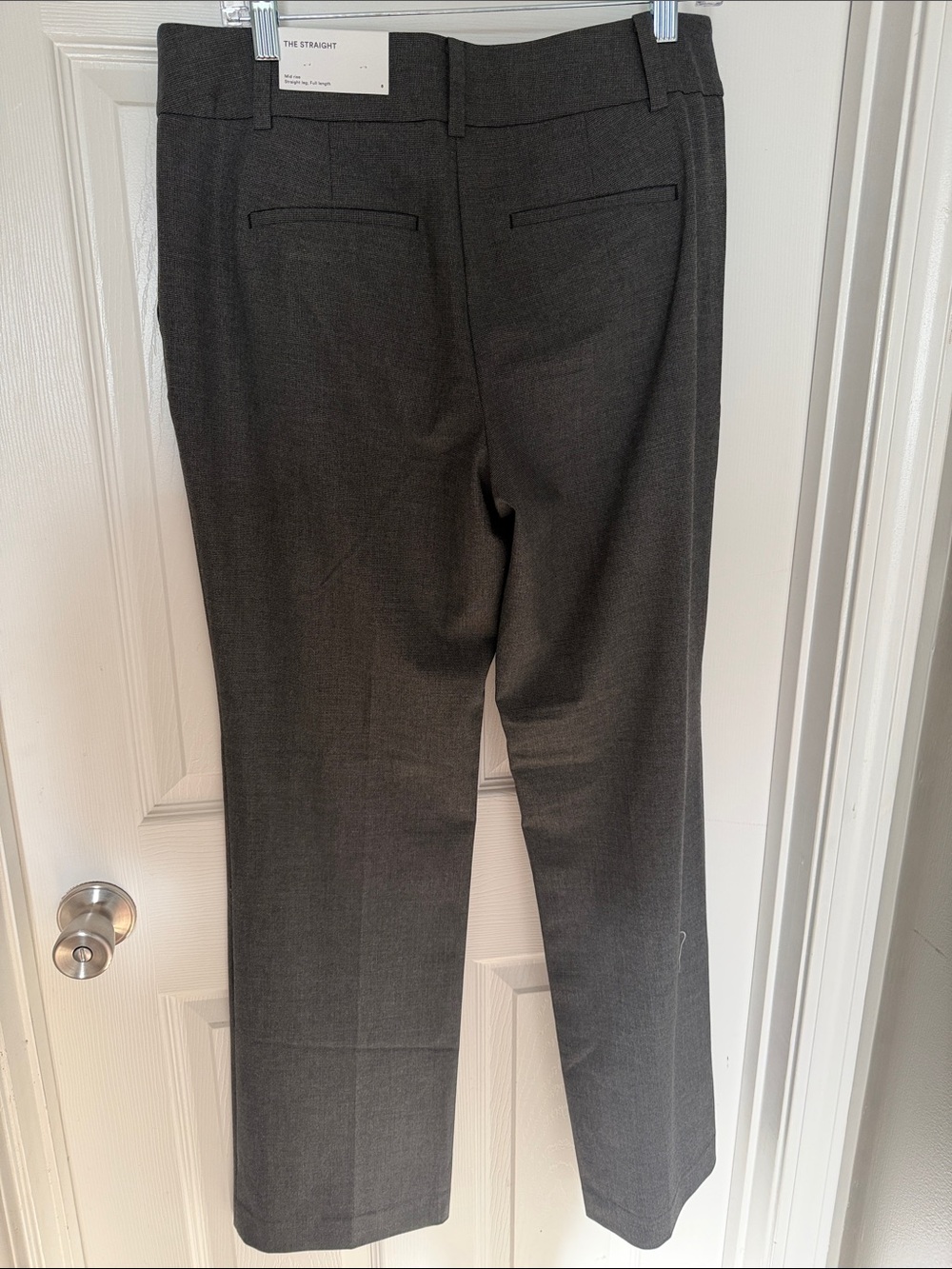 Ann Taylor Charcoal Straight Dress Pants size 8 - Picture 2 of 5